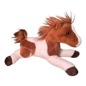 Aurora Flopsie 12" Tola The Horse Stuffed Plush Brown White